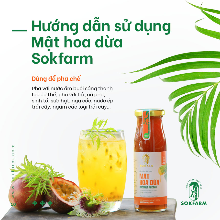 Mật hoa dừa Sokfarm