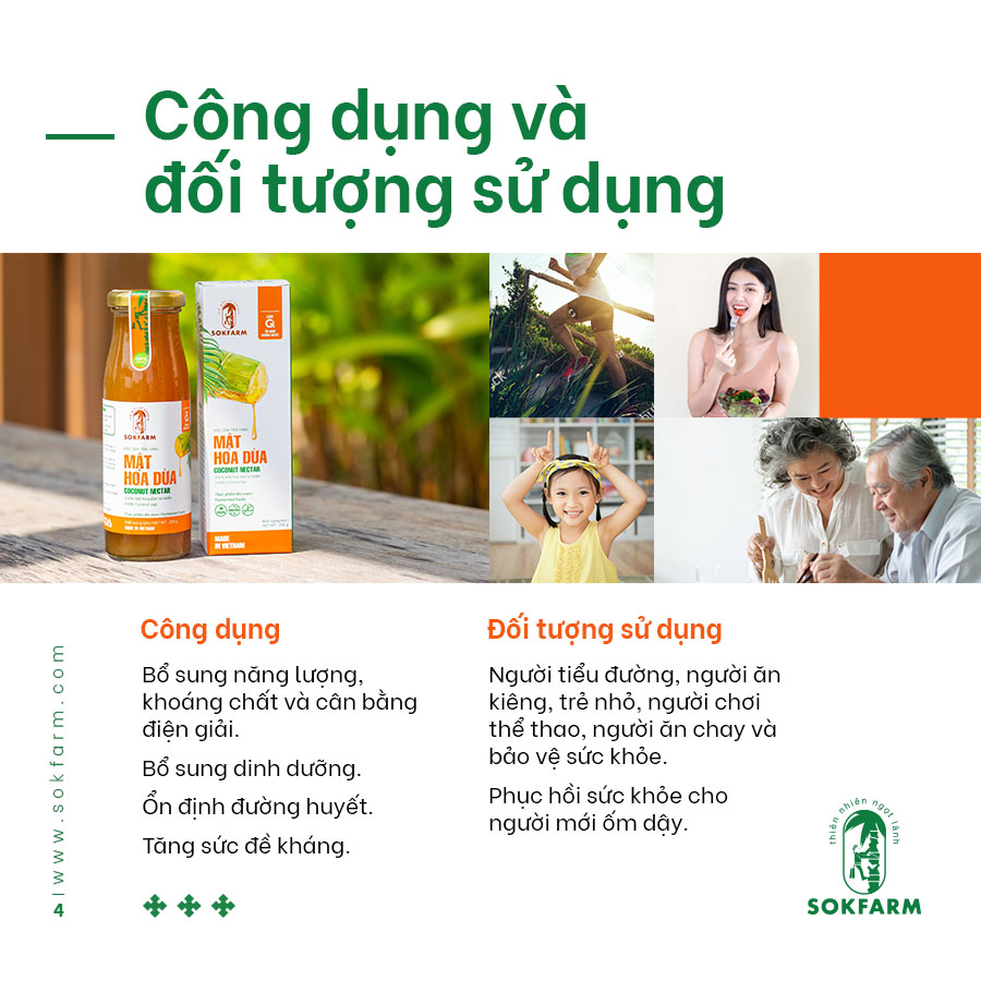 Mật hoa dừa Sokfarm
